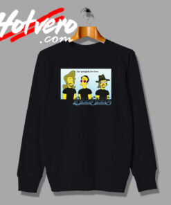 Bee Gees The Simpsons Funny Graphic Sweatshirt