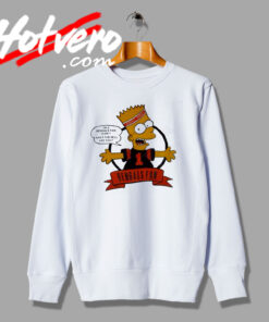 Bengals Fan Bart Simpson Saying Quote Sweatshirt