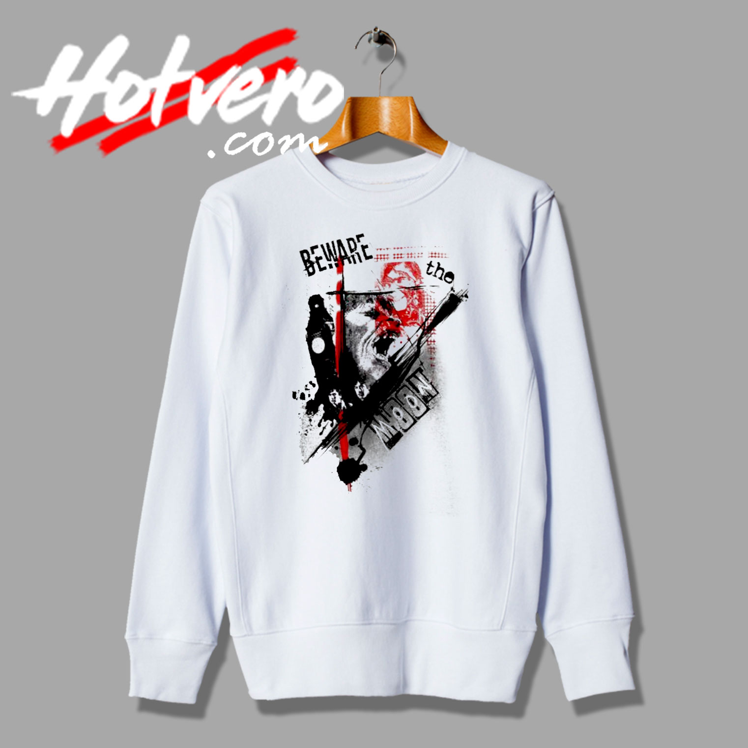 Beware The Werewolf Polka Trash Sweatshirt