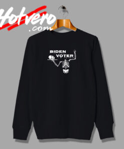 Biden Voter Skeleton Halloween Sweatshirt