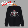 Biker Claus Parody Christmas Sweatshirt