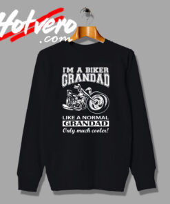 Biker Grandad Motorbike Fathers Day Sweatshirt