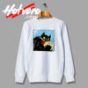 Black Cat With Light In The Paws Poster Sweatshirt