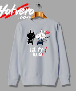 Black Rabbit Slap Baka Police Racist Funny Cartoon Sweatshirt