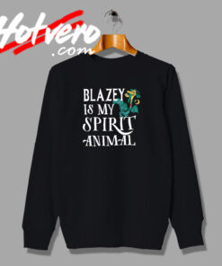 Blazey Is My Spirit Animal Onward Glitter Sweatshirt