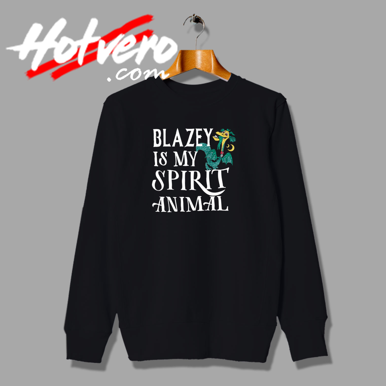 Blazey Is My Spirit Animal Onward Glitter Sweatshirt