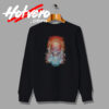 Bloody skull black large sweatshirt