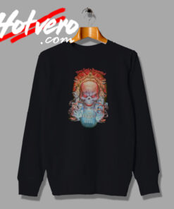 Bloody skull black large sweatshirt