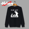 Blue Lives Murder Social Movement Graphic Sweatshirt