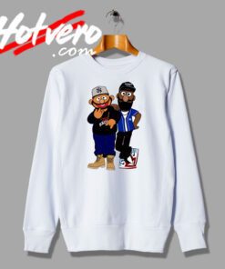 Bodega Boys Sesame Street Funny Cartoon Sweatshirt