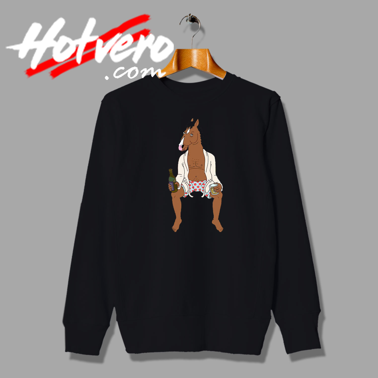 Bojack Horseman Drink Vintage Style Sweatshirt