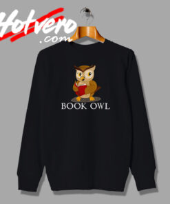 Books Owl Artwork Sweatshirt