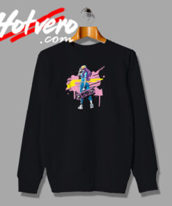 Boombox Girl Hip Hop Cute Graphic Sweatshirt