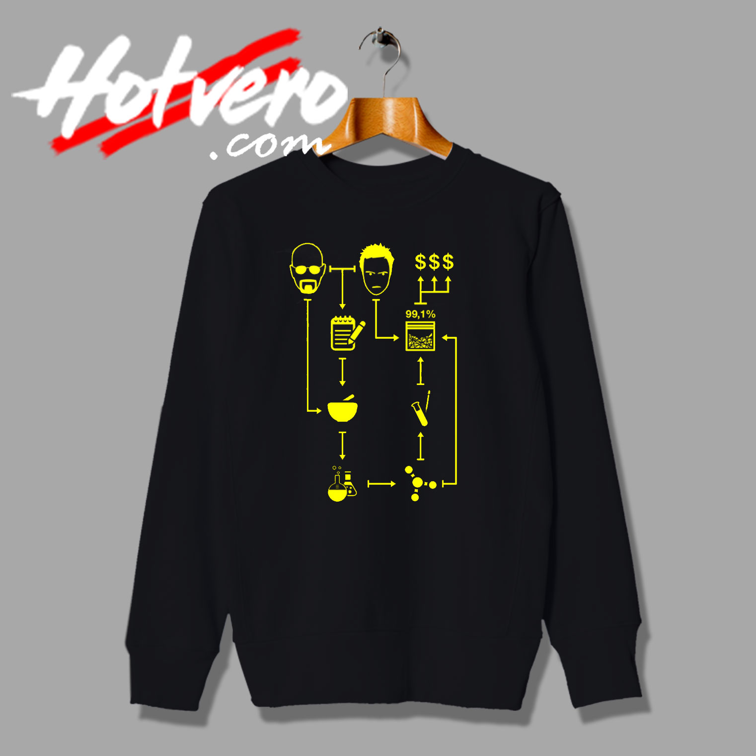 Breaking Bad Heisenberg Chemistry Graphic Sweatshirt