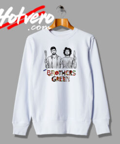 Brothers Green Vintage Style Sweatshirt
