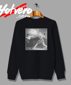 Bruce Lee Vs Muhammad Ali Poster Sweatshirt