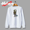 Burlap Skeleton Halloween Vintage Sweatshirt