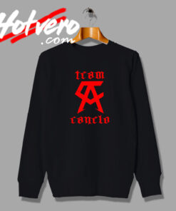Canelo Alvarez Boxing Red Design Sweatshirt