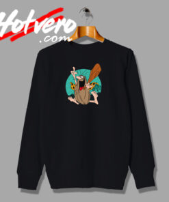 Captain Caveman Cartoon Sweatshirt