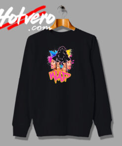 Cardi B Wap Funny Artwork Sweatshirt