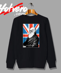 Charles Darwin Union Jack English Sweatshirt