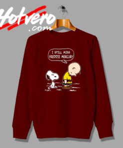 Charlie Brown And Snoopy Very Sad Sweatshirt