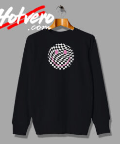 Checkerboard Symbol Face Sweatshirt