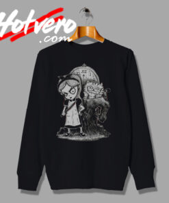 Cheshire Cat Alice in Wonderland Bring Knife Sweatshirt