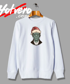 Christmas Frankenstein Face Sweatshirt