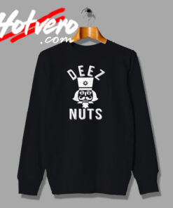 Christmas Nutcracker Deez Nuts Funny Graphic Sweatshirt
