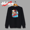 Christmas Santa Hawaiian Surfing Sweatshirt