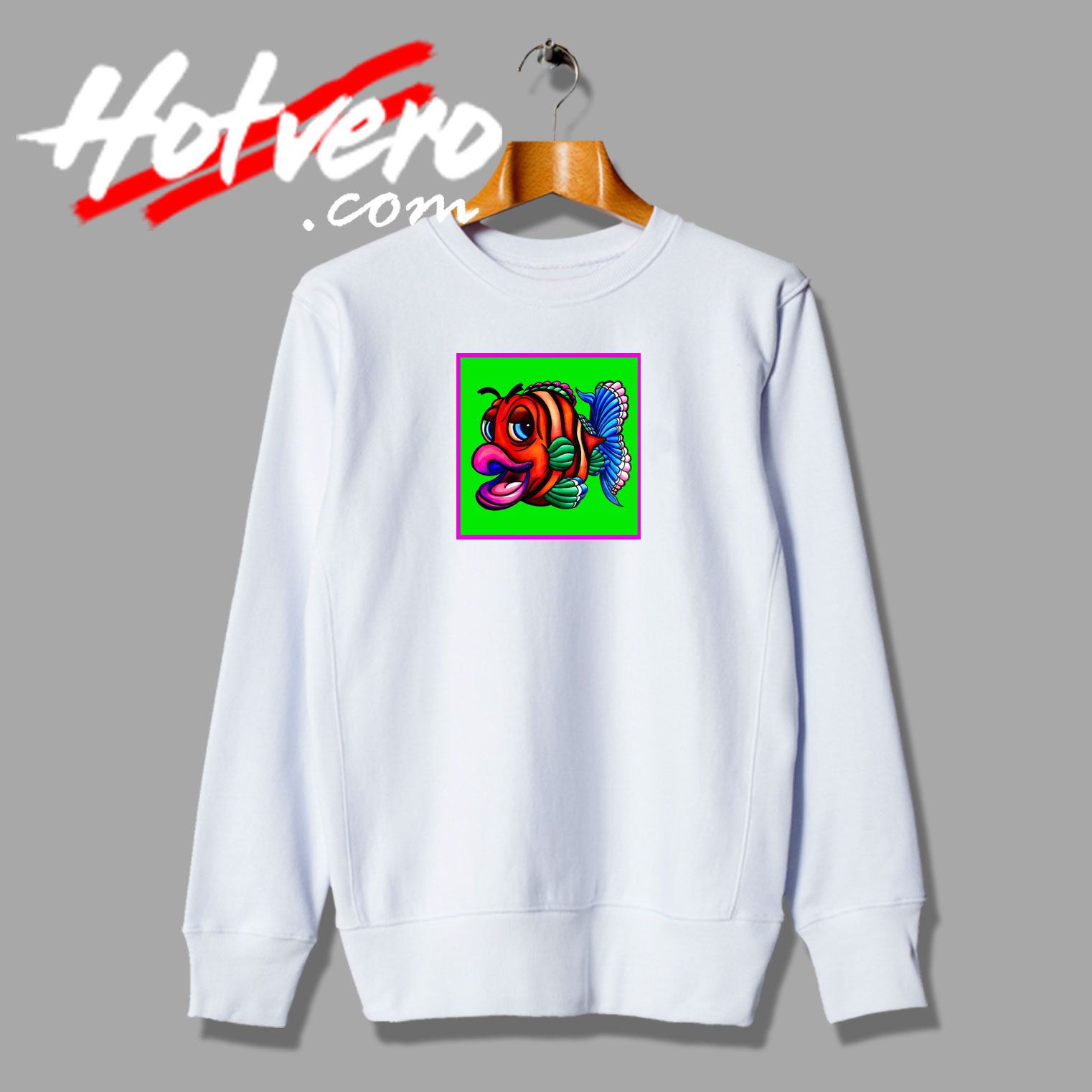 Colorful Fish Poster Sweatshirt
