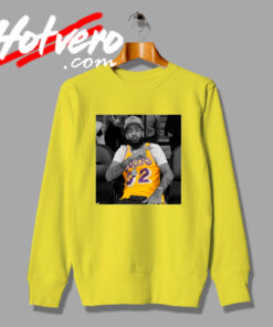 Cool Nipsey Hussle Wearing LA Lakers Sweatshirt
