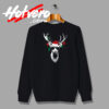 Cool Reindeer with Sunglasses Sweatshirt