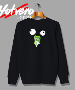 Creepy Cartoon Open Mouth Sweatshirt