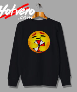 Cute Emoticon Hug Umbrella Classic Sweatshirt