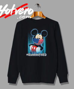 Cute Mickey Mouse Mask American Flag Sweatshirt