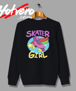 Cute Roller Disco Skater Girl Sweatshirt
