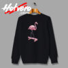 Cute Skate Flamingo Artwork Sweatshirt