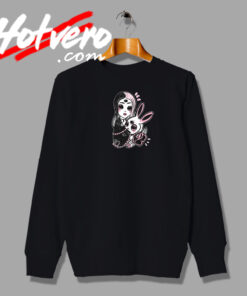 Dark Alice And Rabbit Vintage Sweatshirt