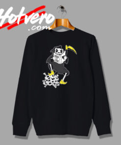 Death Grim Reaper How to Love Sweatshirt