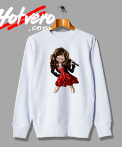 Demi Lovato Caricature Illustration Sweatshirt