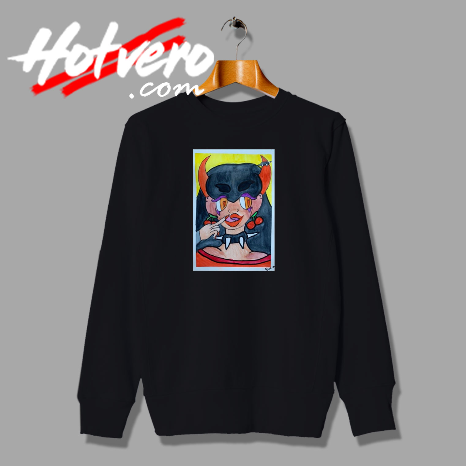 Demon Seduction Halloween Horror Sweatshirt