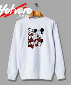 Disney Cartoon Mickey Big Logo Sweatshirt