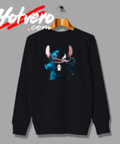 Disney Stitch X Marvel Venom Vintage Style Sweatshirt