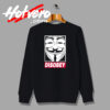 Disobey V for Vendetta Face Poster Sweatshirt