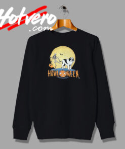 Dogs Howloween Pumpkin Skull Sweatshirt