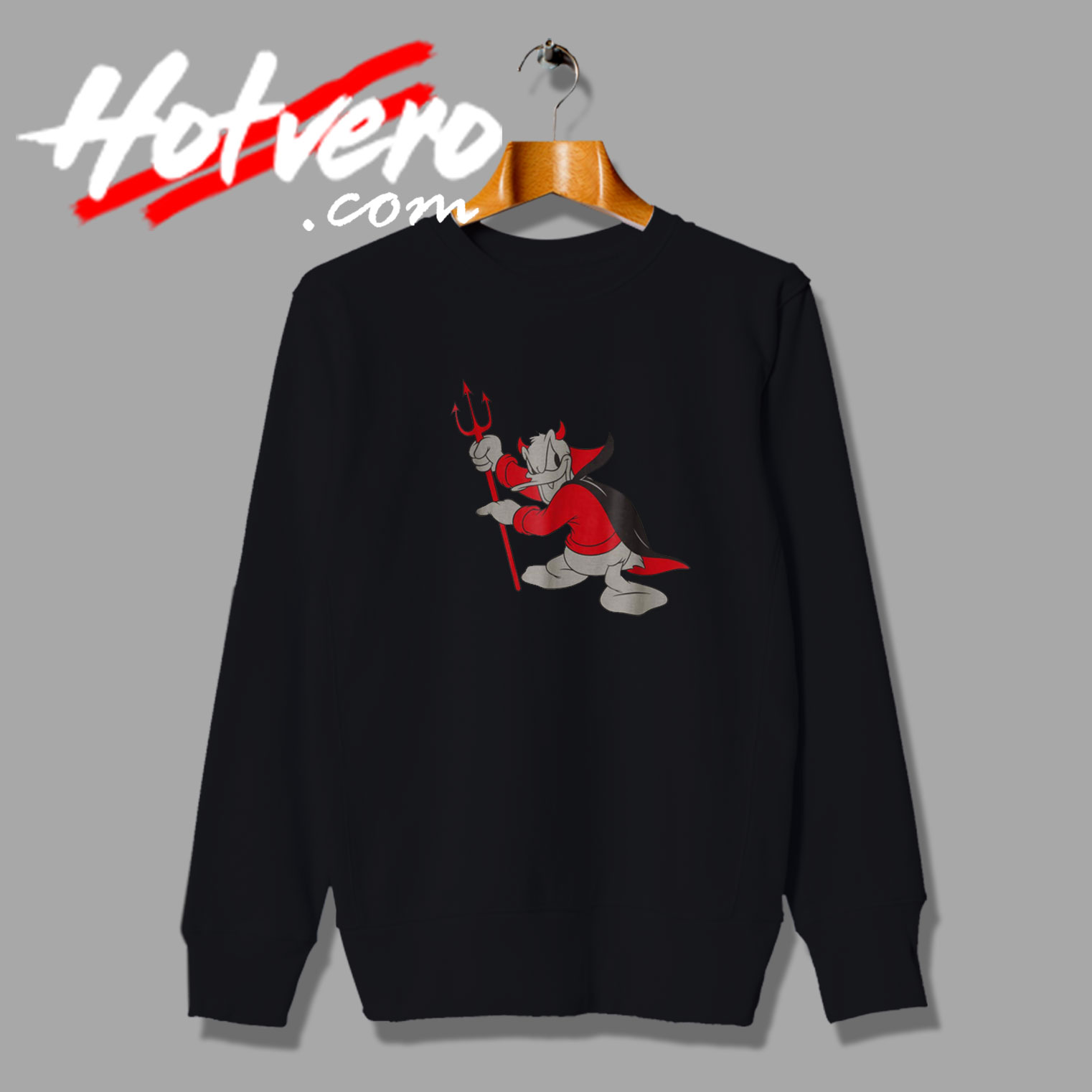 Donald Duck Little Devil Halloween Sweatshirt