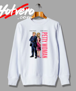 Donald Trump Stormy Daniels Cartoon Graphic Sweatshirt