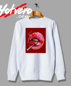 Donuts Vape Lips x Donuts Sweatshirt